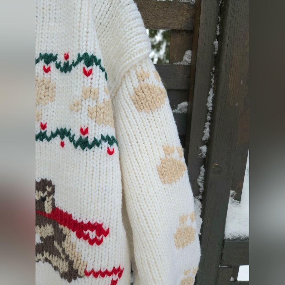 Vintage Knit Teddy Sweater - Picture 6 of 9